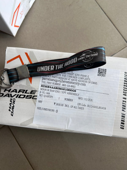 Harley-Davidson X440T Genuine Bar End Mirror Set (LH + RH) – HDHR4AAB0M001000GS + HDHR4AAB0M002000GS – Mirror Bar End Left & Right Assembly (Pair Kit)