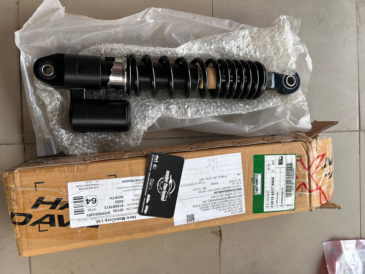 Harley-Davidson X440 Rear Shock Absorber Force Silver HDH52400RAA001AS