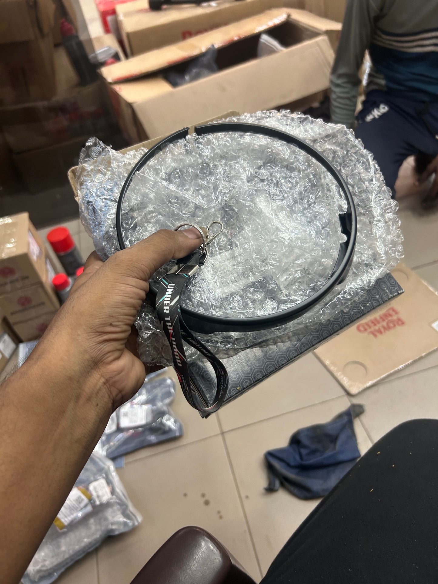 Royal Enfield Headlamp Bezel (LED Headlight Rim) — Himalayan 450 & Guerrilla 450 (Sherpa-450, BS6.2/E5) — RAN00655/D (OE)