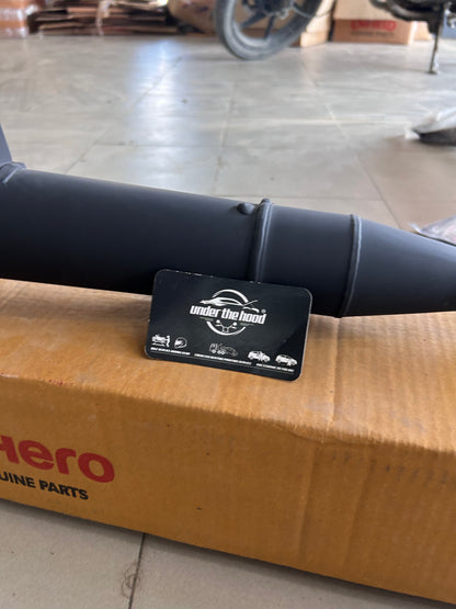 Hero Genuine Muffler Complete Exhaust / Silencer for Passion Pro & Passion Pro TR | Exhaust Muffler / Silencer Assembly | 18350AAC500S