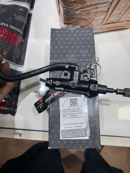 Royal Enfield RAB00874/A – Rear Master Cylinder Assembly for Hunter 350 (All Variants) – OEM