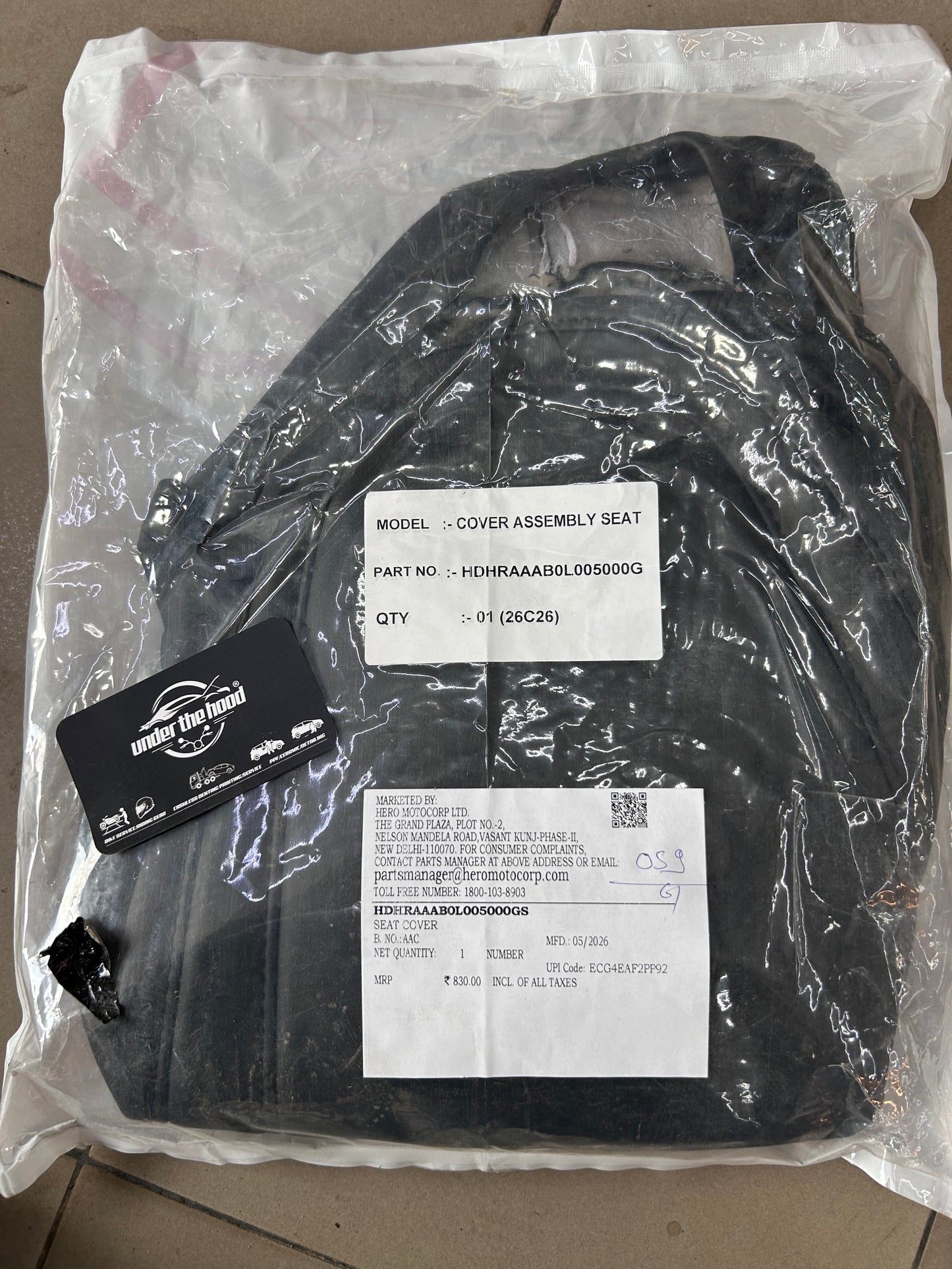Harley-Davidson X440 / X440 OBDII Seat Cover Assembly OEM | HDHRAAAB0L005000G
