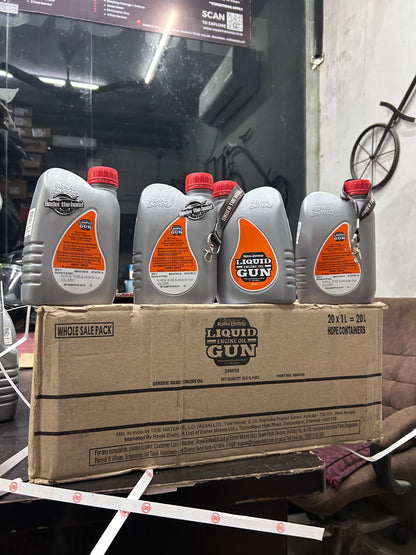 Royal Enfield Liquid Gun 10W50 Fully Synthetic Engine Oil 1L – Interceptor 650 / Continental GT 650 – Part 3900105