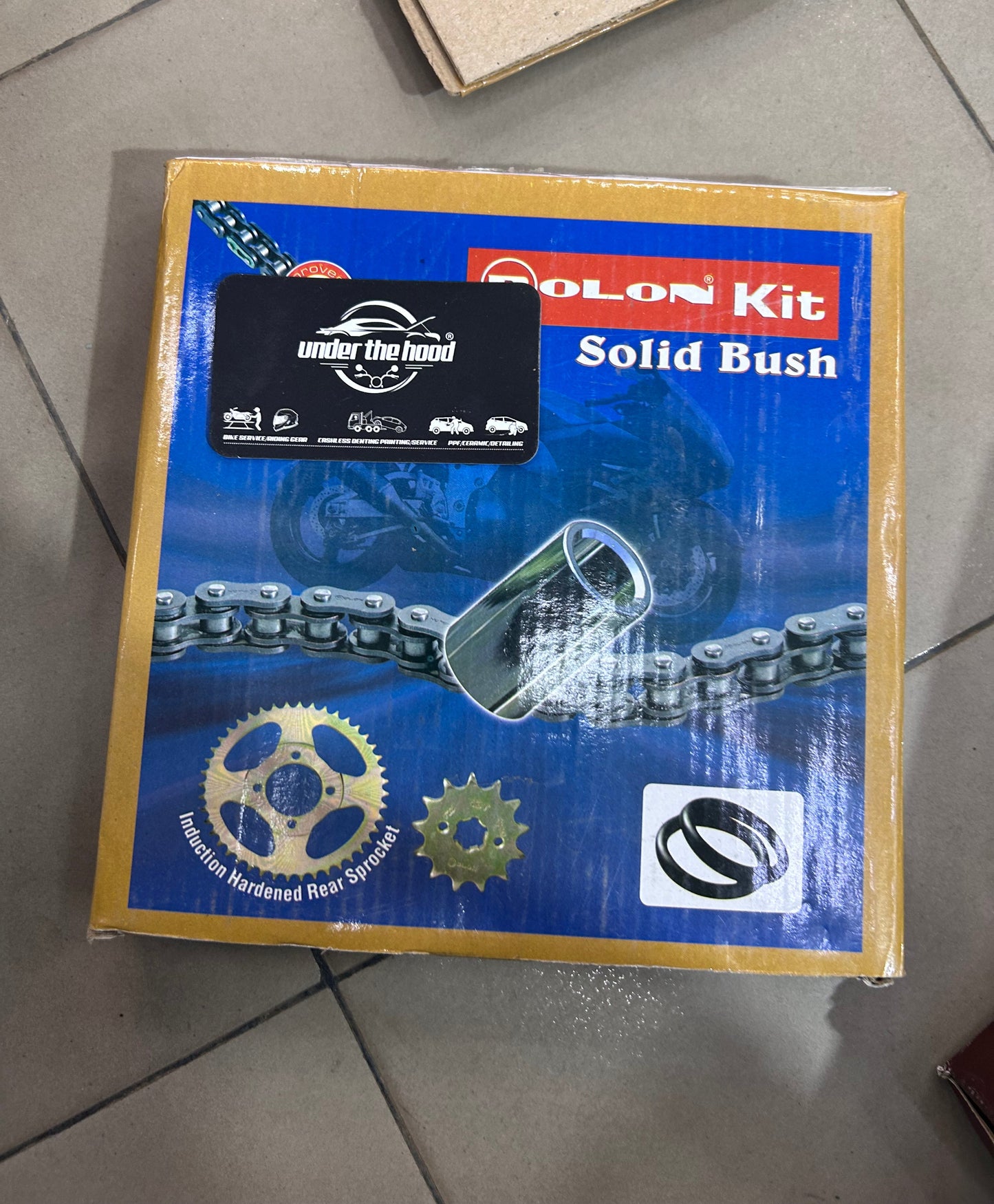 Rolon HPOR 334 Chain & Sprocket Kit for Hero Xpulse 200 / 200Fi (BS4 & BS6 2V, 13T–38T, 520 O-Ring)