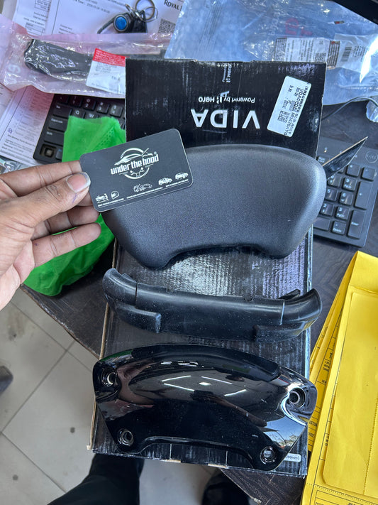 VIDA Genuine Backrest Sub Assembly Pearl Black for VIDA VX2 - VDACPDB0M0470AYG