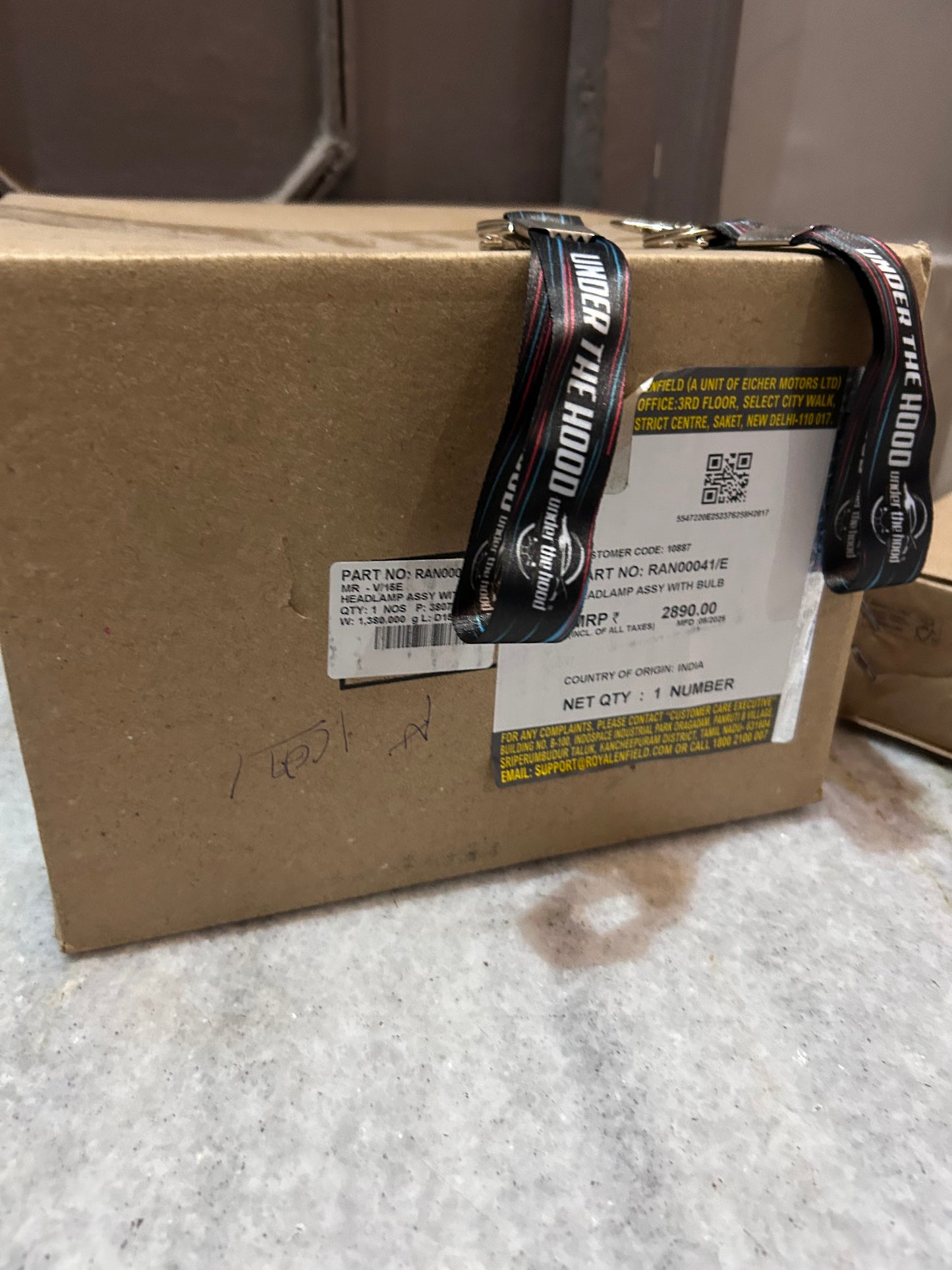 Royal Enfield Meteor 350 Headlamp Assembly with Bulb – Genuine OEM (RAN00041/B)