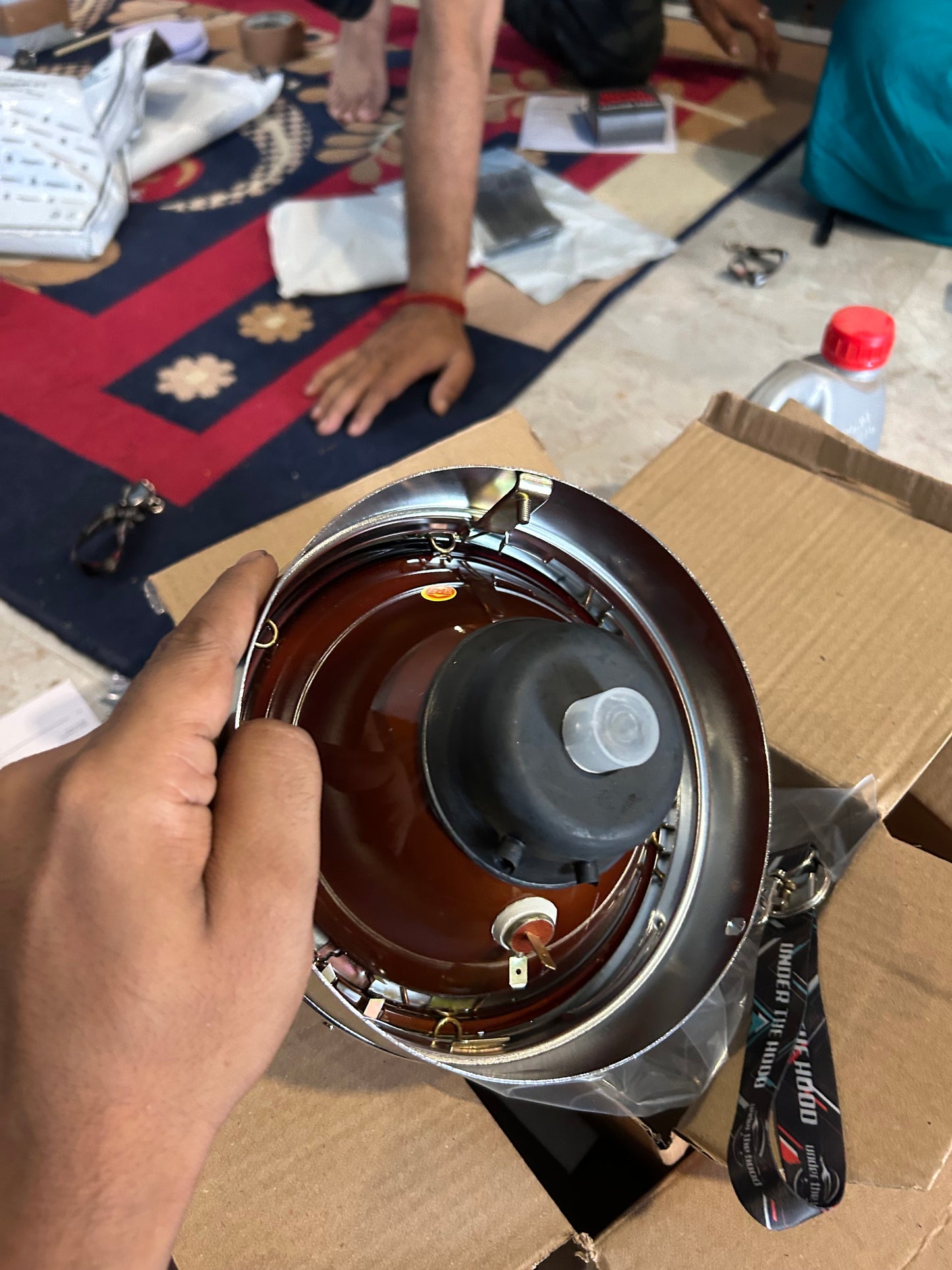 Royal Enfield 593263/E Head Lamp Assembly with Bulb – OEM Fit for Classic 350, Classic 500 & Bullet 350/500