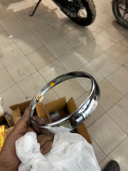 Royal Enfield 583888/A Headlamp Outer Rim – Chrome Ring (Classic/Bullet/Electra)