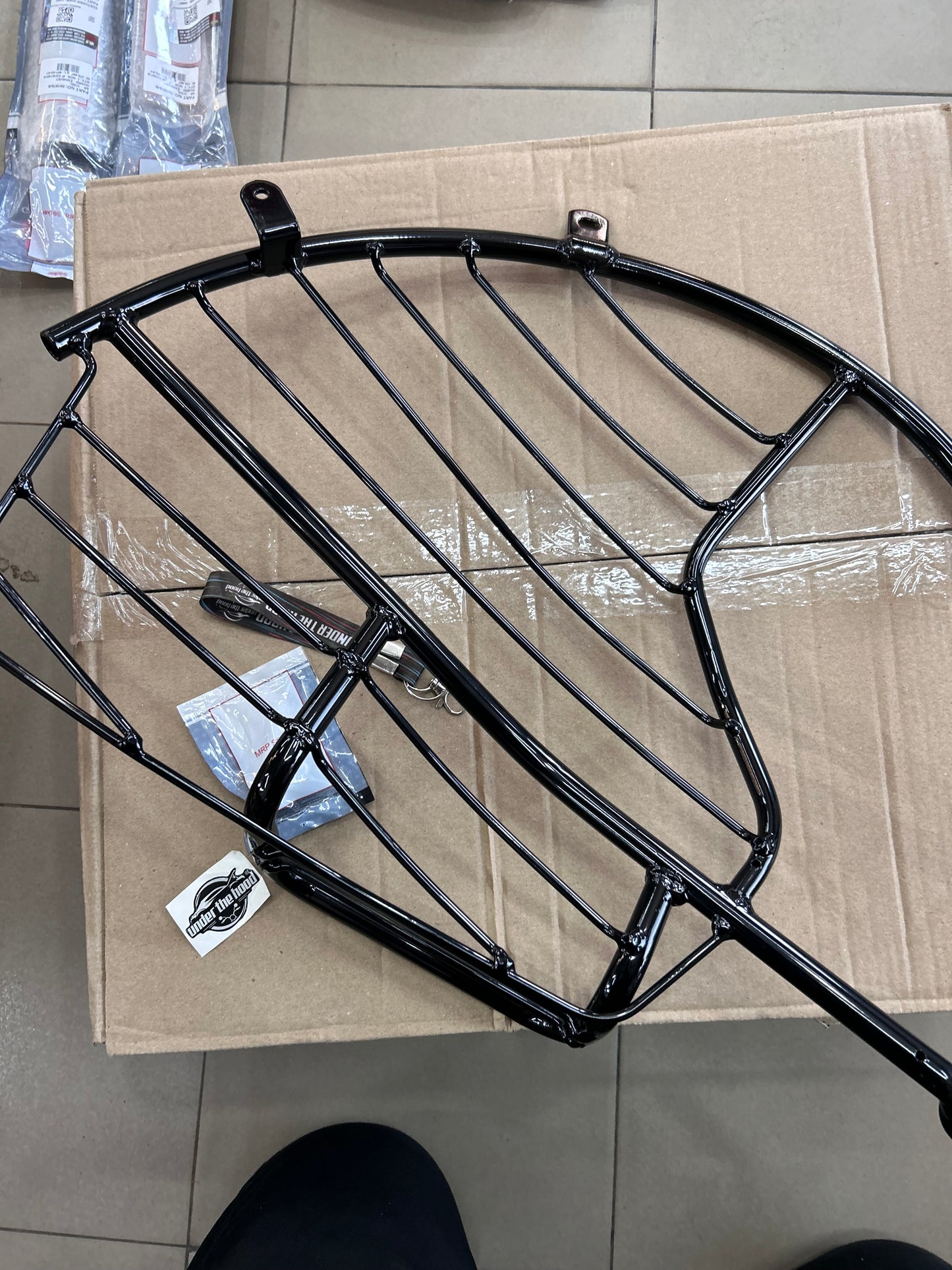 Royal Enfield 888526 – Saree Guard Kit Electra ES UCE (Left Side) for Bullet Electra Twinspark 350 UCE – Genuine OEM