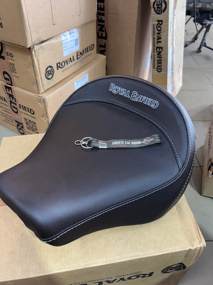 Royal Enfield Brown Touring Rider Seat for Meteor 350 KXA00074