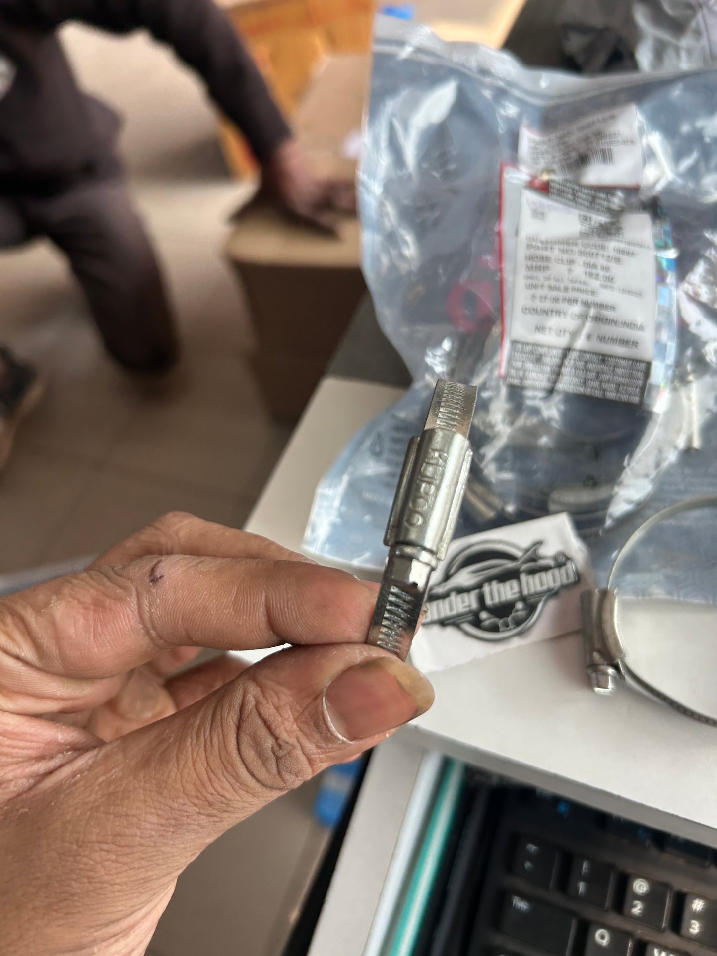 Royal Enfield 500712/B Hose Clip Dia 60 (60mm Jubilee Clamp) | Himalayan 411 Euro 4 (LS410) + Bullet 350/500 UCE, Electra 350 UCE, Thunderbird & Machismo
