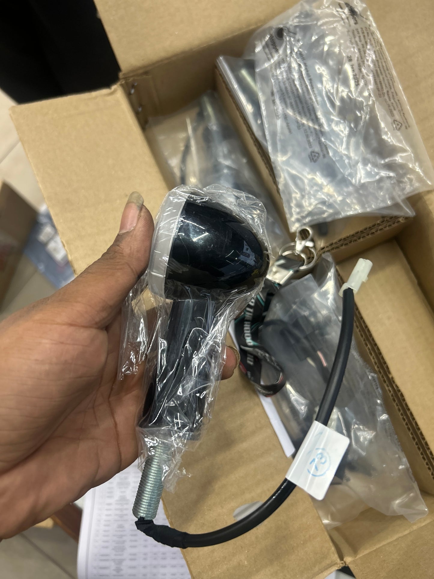 Royal Enfield Black LED Indicators (Set of 4) – 1990488 — OEM for Interceptor 650 & GT 650