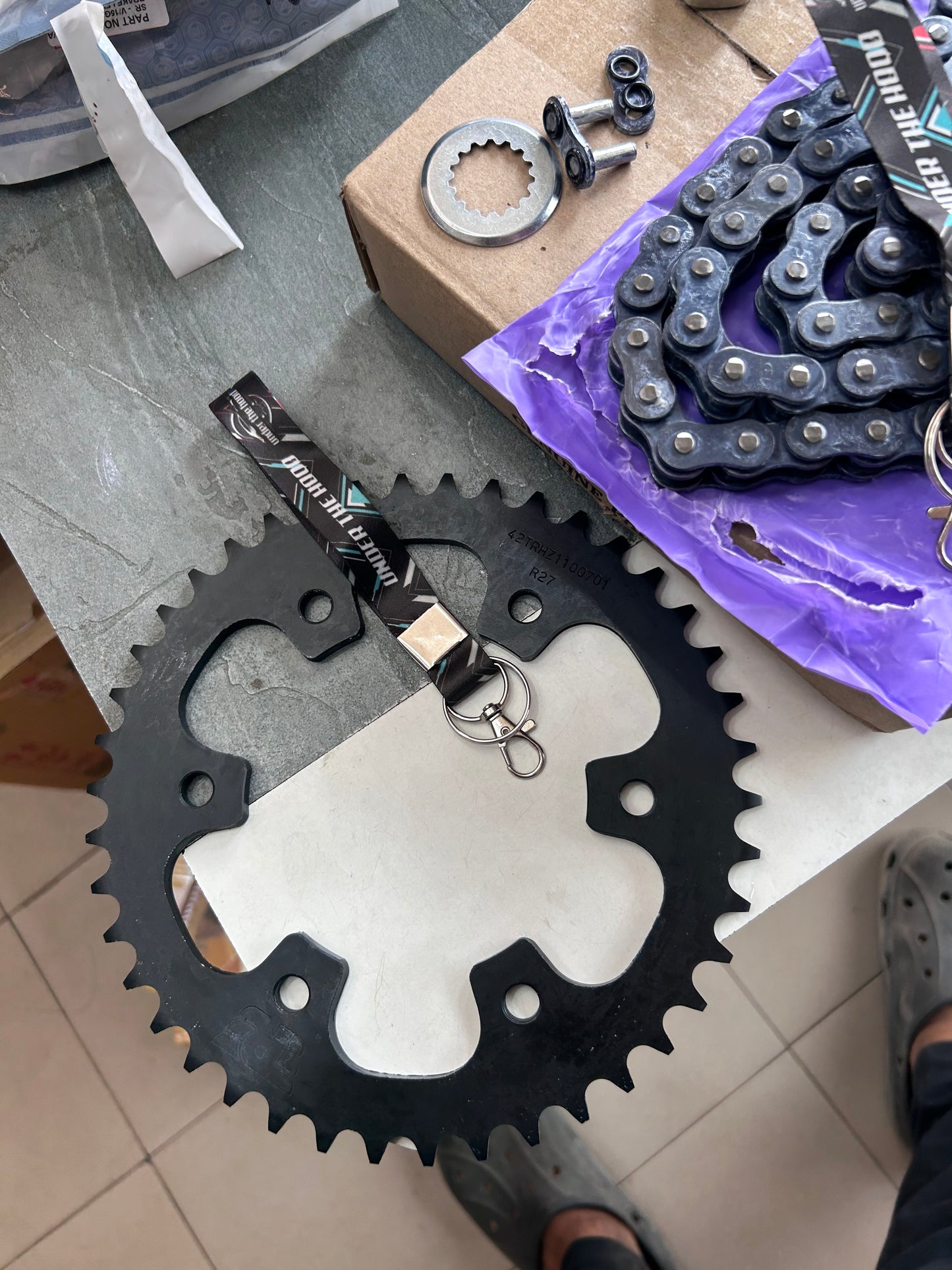 KAA00059/A – Chain & Sprocket Kit for Royal Enfield Hunter 350, Meteor 350 & Classic Reborn 350