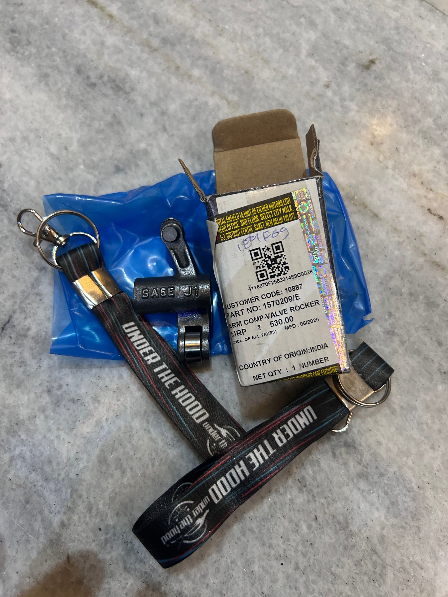 Royal Enfield 1570209/E – Valve Rocker Arm OEM (Intake & Exhaust, Same Part) for J-Series 350: Meteor, Hunter, Classic 350 Reborn & New Bullet 350