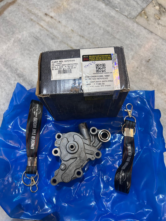 Royal Enfield 1570103/D – OEM Oil Pump Assembly with PRV for Meteor 350, Classic Reborn, Hunter 350 & Bullet 350