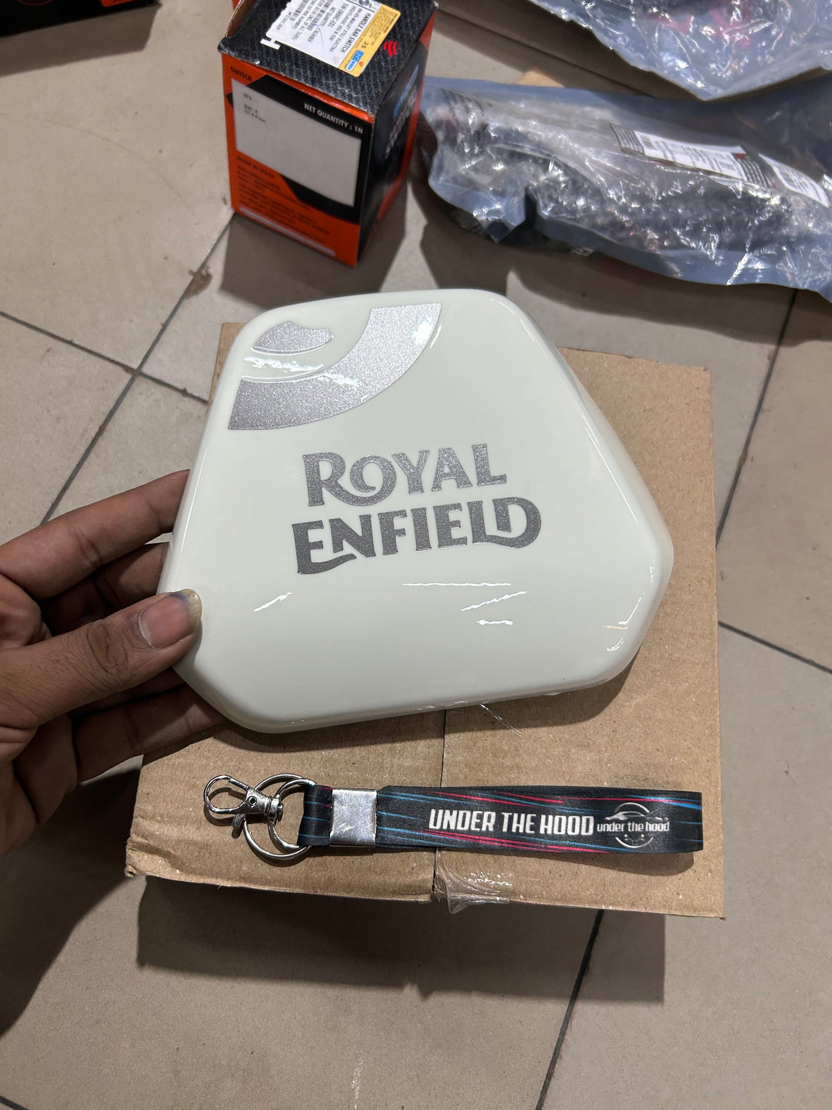 Royal Enfield Scram 440 Force Teal Genuine RH Tank Panel with Decal | RAG00852/A