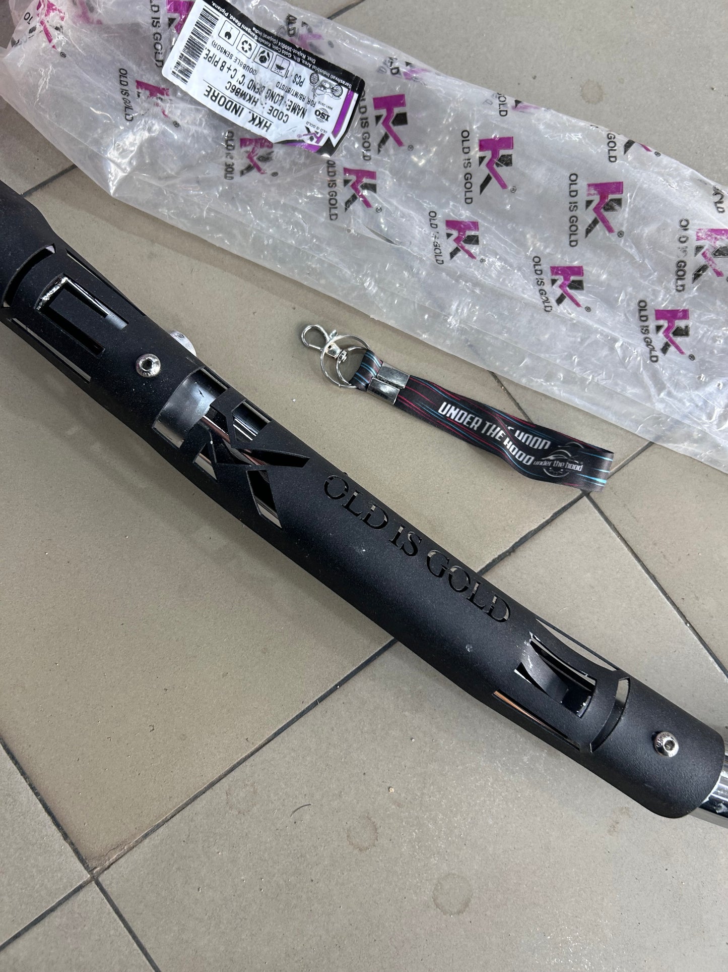 HKK Indore HKMB6C Dual-Sensor Long C Bend Pipe for Royal Enfield J-Series 350