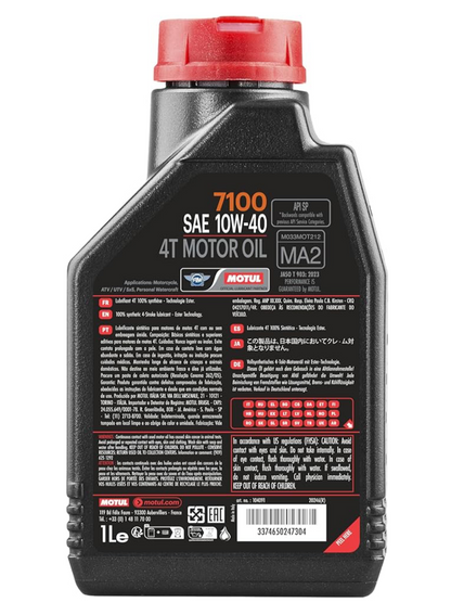 Motul 7100 4T Fully Synthetic Petrol Engine Oil for Bikes