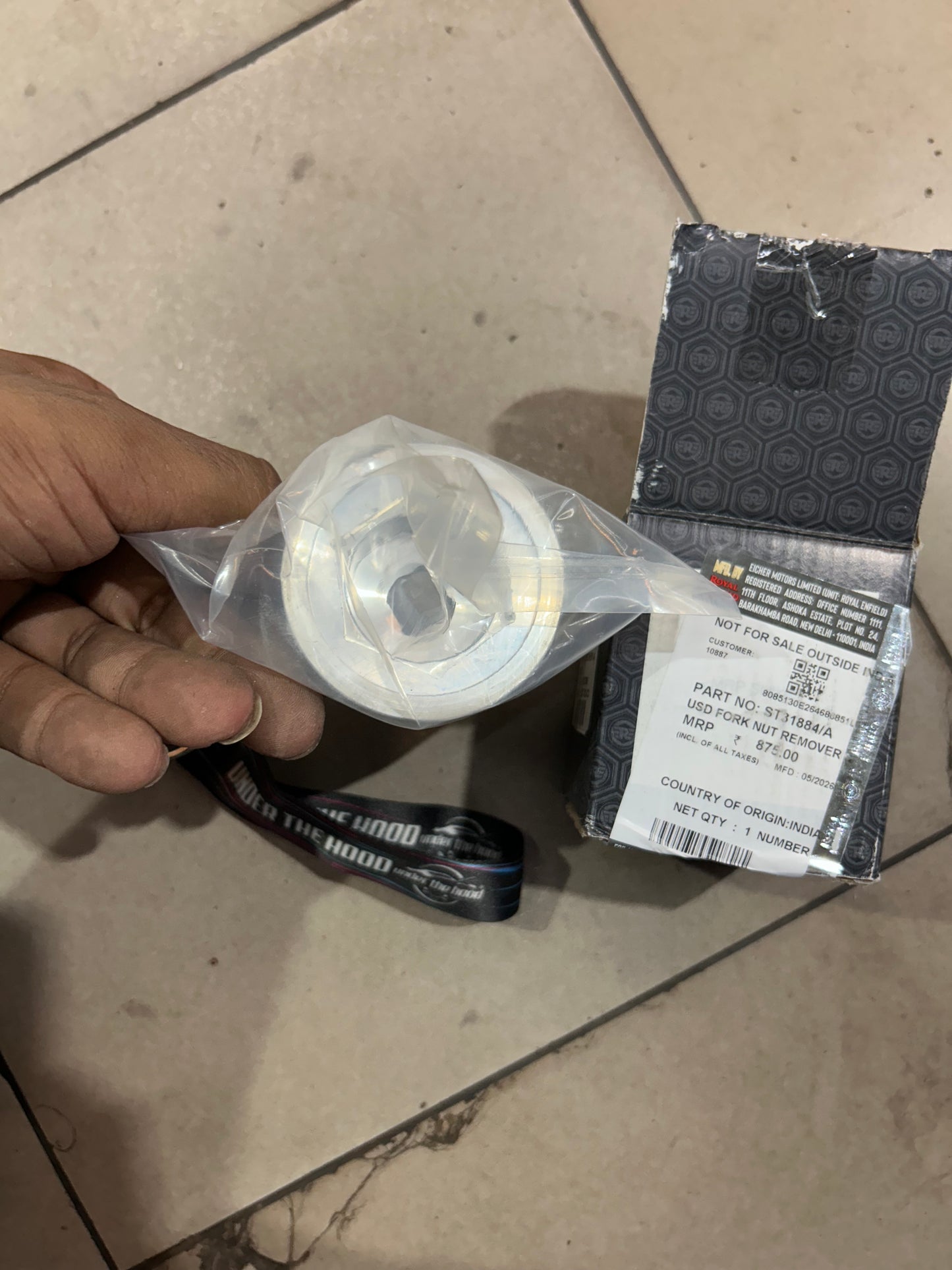 Royal Enfield Himalayan 450 USD Fork Nut Remover & Installer ST31884/A