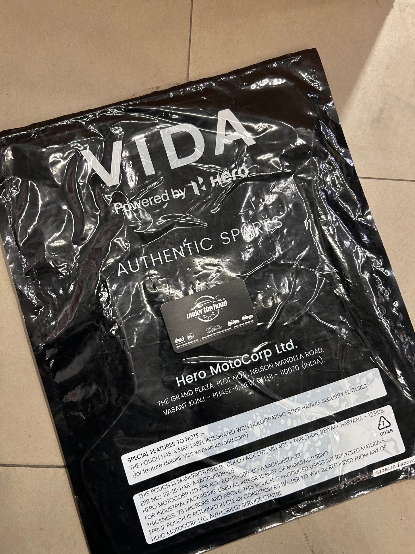 VIDA Genuine Floor Mat for VIDA VX2 – VDACPDB0L007000G