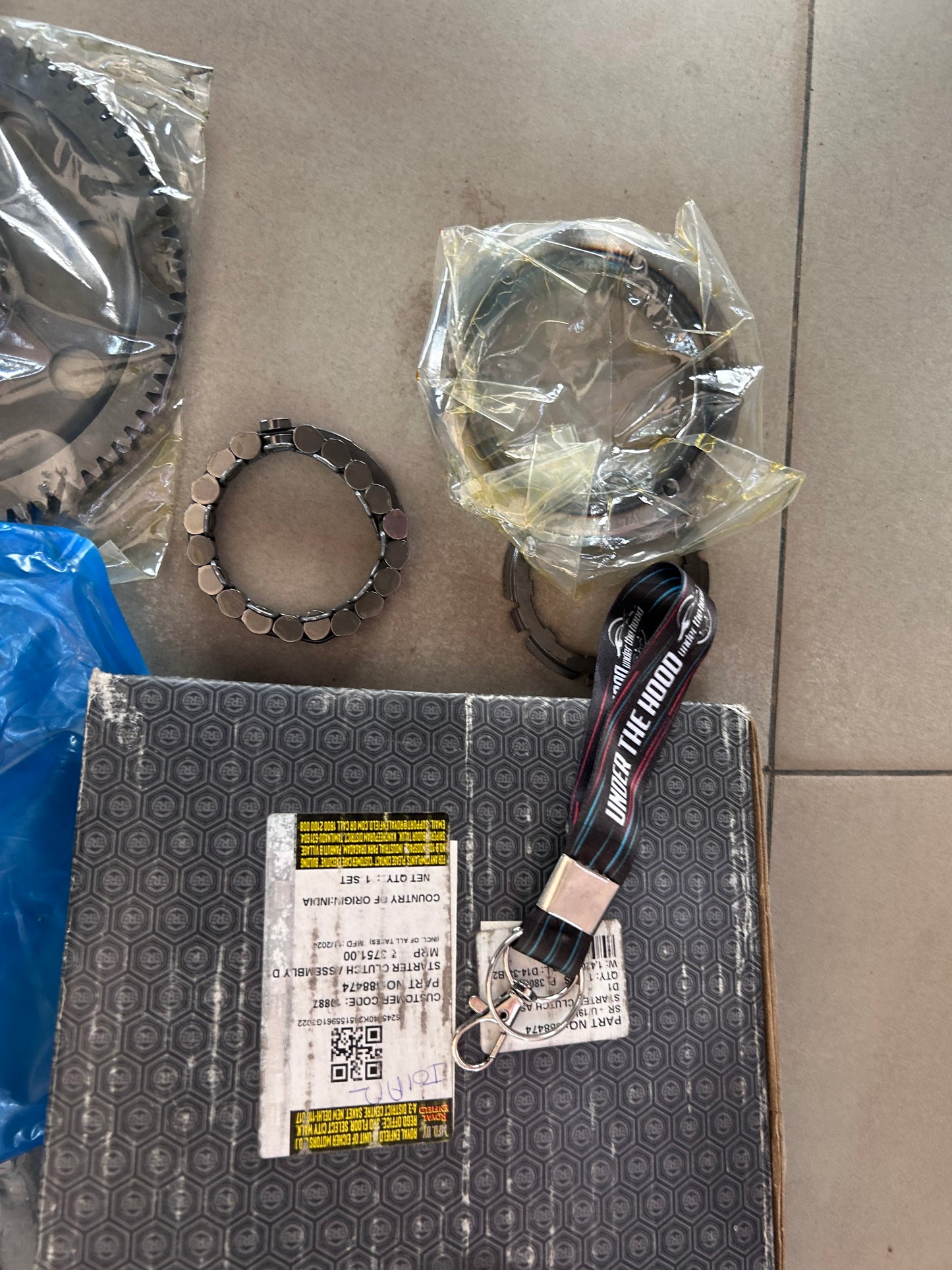 Royal Enfield 888474 Starter Clutch Assembly D1 for Himalayan 411 & Scram 411 (Genuine OEM)