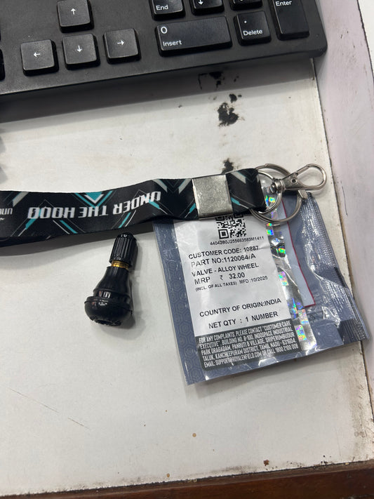 Royal Enfield Valve – Alloy Wheel, Tubeless Tyre (1120064/A) for Classic 350 Reborn, Meteor 350, Hunter 350 (J-Series, BS6/Euro 5) – Genuine OEM