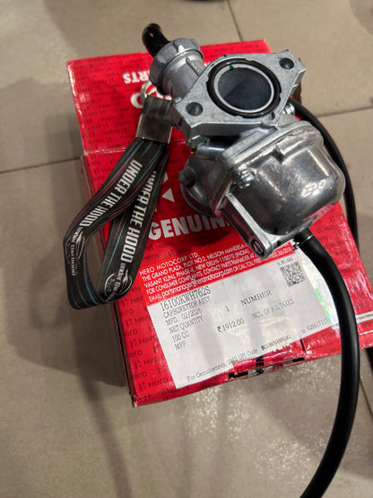 Hero Genuine Carburettor Assembly (Carburetor Assy) for Splendor+ / Passion Plus | Part No 16100KCC942S New Part Number 16100KWH762S