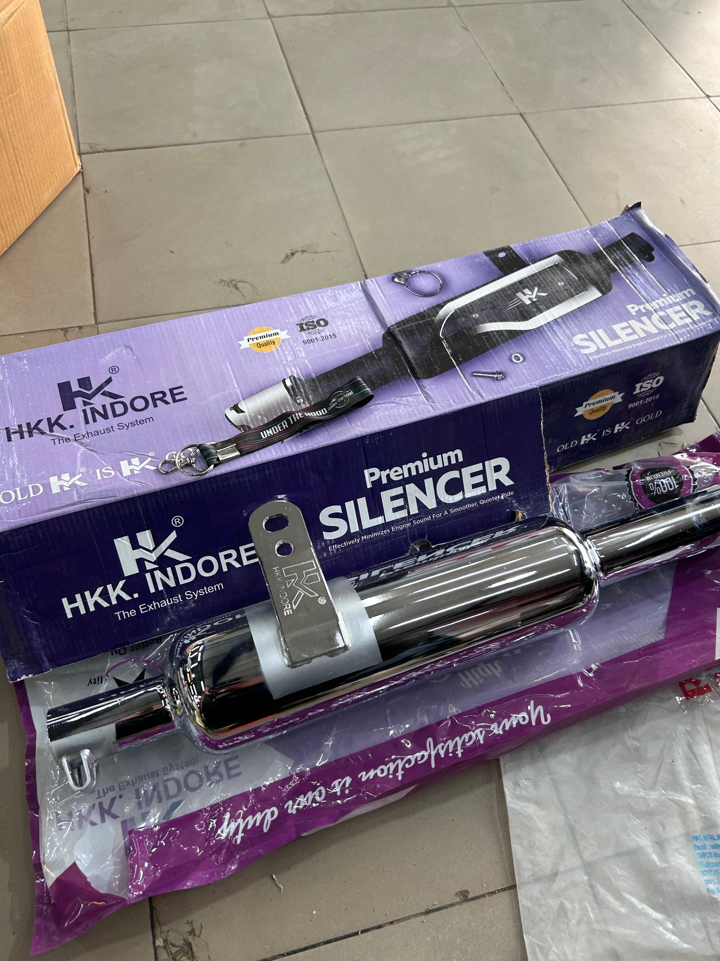 HK INDORI SILENCER FOR METEOR 350 REBORN 350 DIRECT FIT
