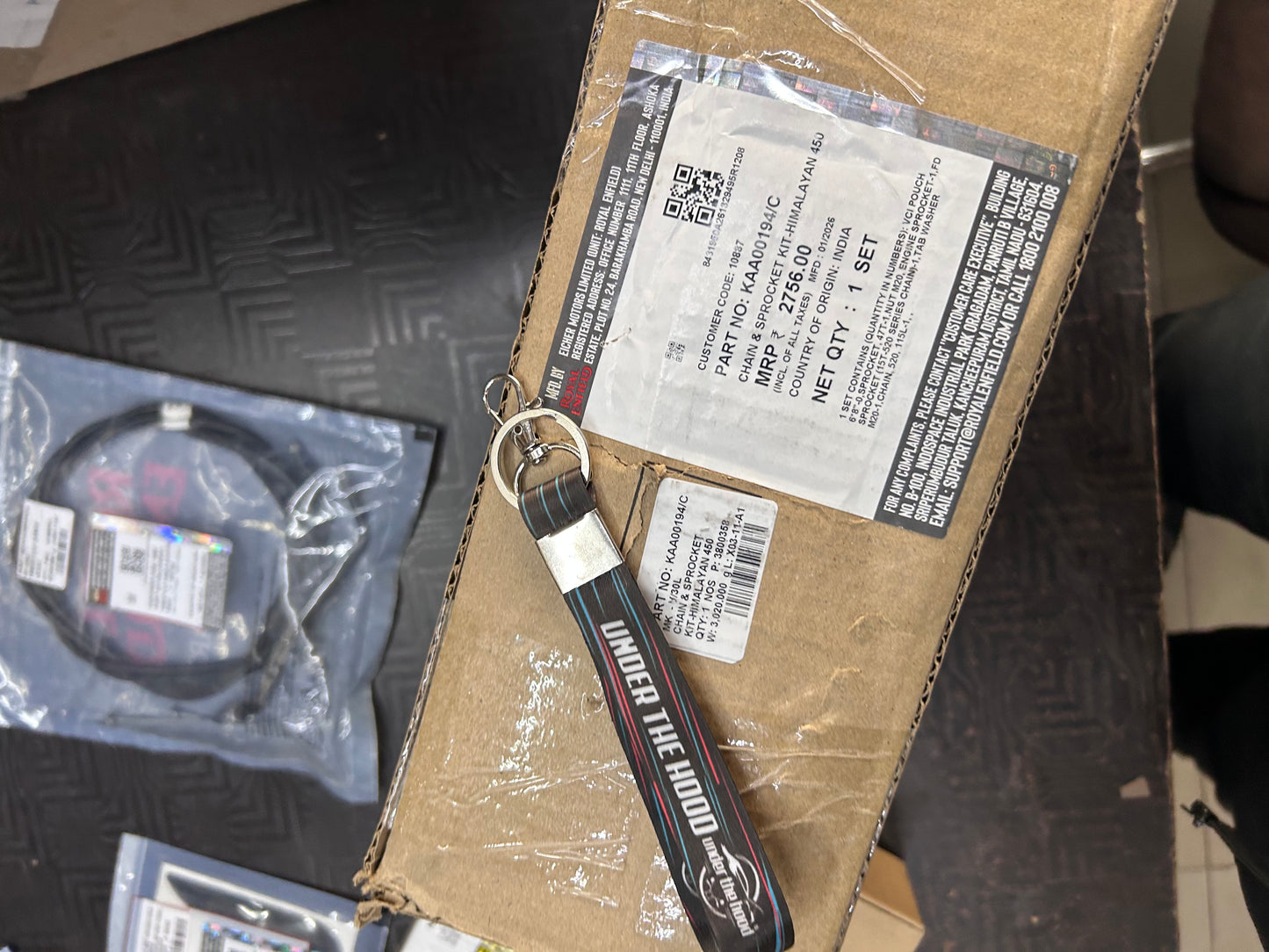 Genuine Chain & Sprocket Kit (Final Drive Set) for Royal Enfield Himalayan 450 (Sherpa 452) – KAA00194/C