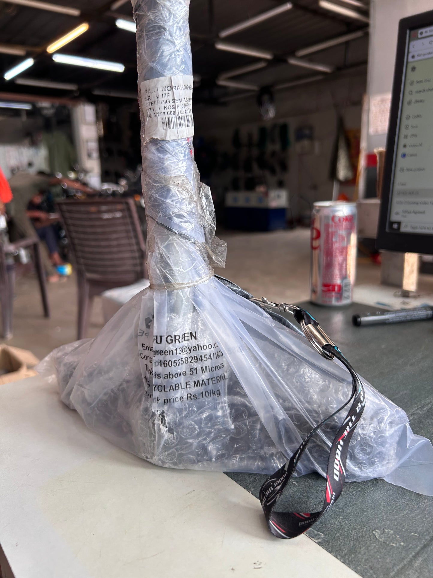 Royal Enfield Steering Stem Assembly – Interceptor 650 (RAH00795/A) | OEM Lower Yoke + Stem