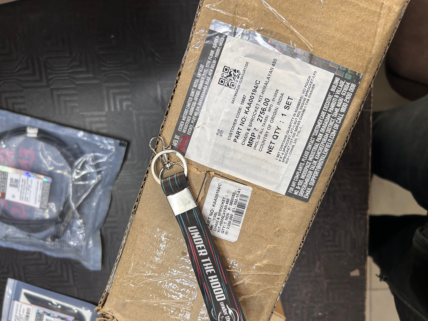 Genuine Chain & Sprocket Kit (Final Drive Set) for Royal Enfield Himalayan 450 (Sherpa 452) – KAA00194/C