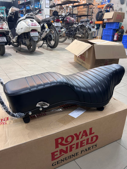 Royal Enfield 583944/B – Complete Seat Assembly for Bullet Standard 350 UCE & Electra 350 UCE – Genuine OE Dual Seat