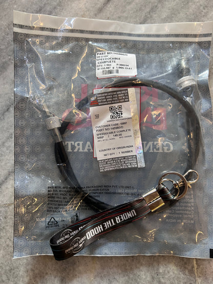 Speedometer Cable Complete (Front Wheel Driven) for Classic 350/500 UCE, Bullet 350/500 UCE, Electra 350 UCE – 145980/D (Approx 80cm, Mechanical Speedo)