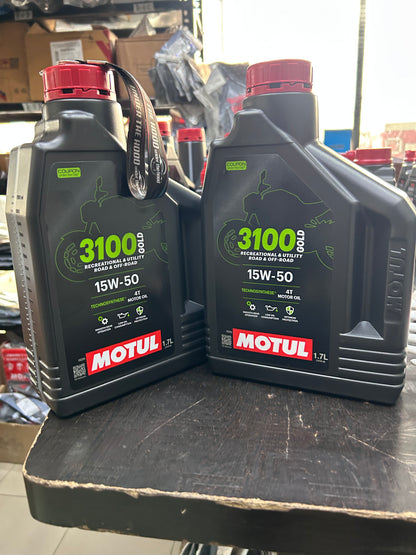 Motul 3100 Gold 15W50 (1.7L) – For Royal Enfield Meteor, Reborn & Hunter 350