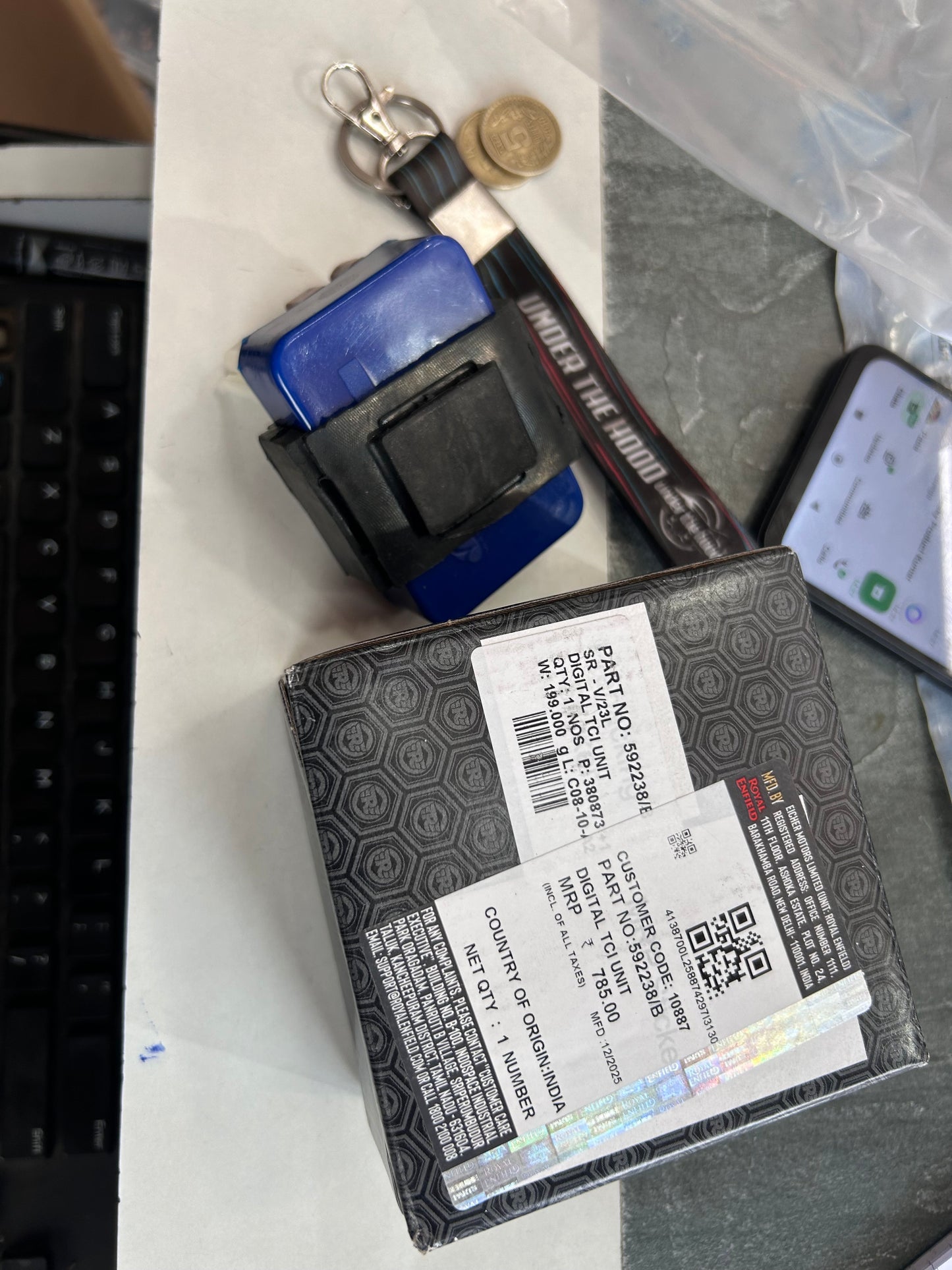 Genuine Digital TCI Unit (Ignition Module) for Royal Enfield Bullet 350 UCE / Classic 350 / Thunderbird 350 / Electra | 592238/B