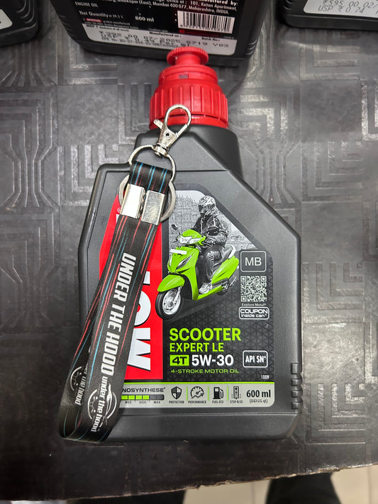 Motul Scooter Expert LE 10W-30 Semi-Synthetic Engine Oil – Technosynthese® (600ml / 800ml, API SN, JASO MB)
