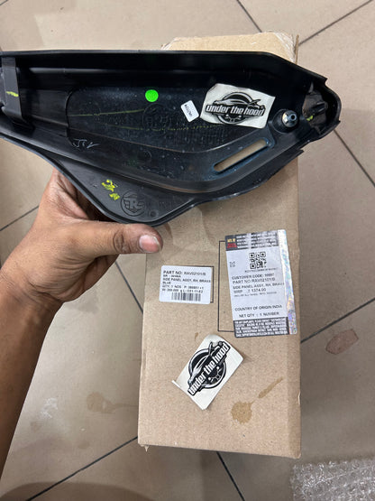Royal Enfield RAV02101/B – Side Panel Assy, RH, Brava Blue (Brava Blue) for Guerrilla 450 (BS6) – Genuine OEM