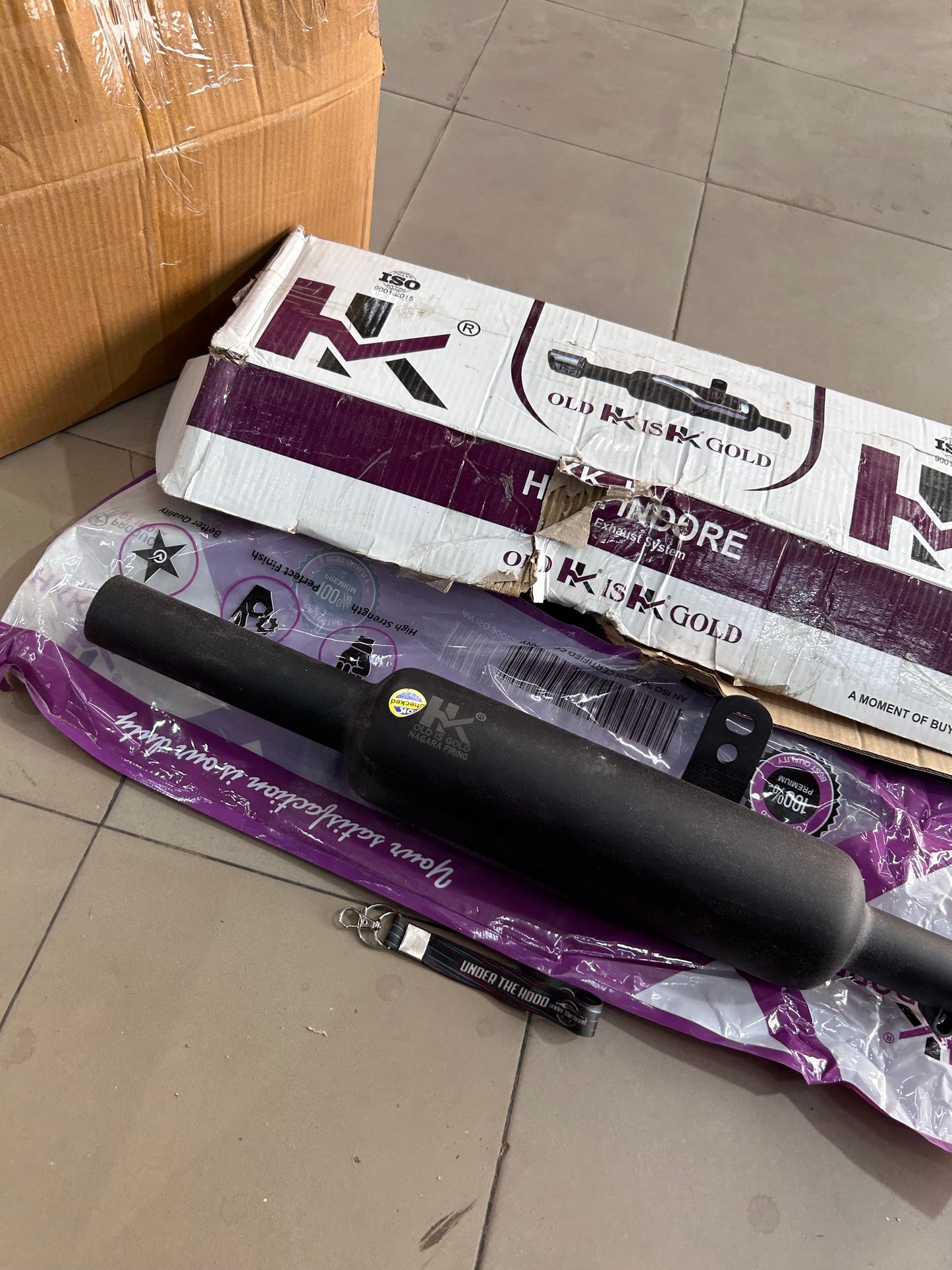 HK INDORI SILENCER FOR METEOR 350 REBORN 350 DIRECT FIT