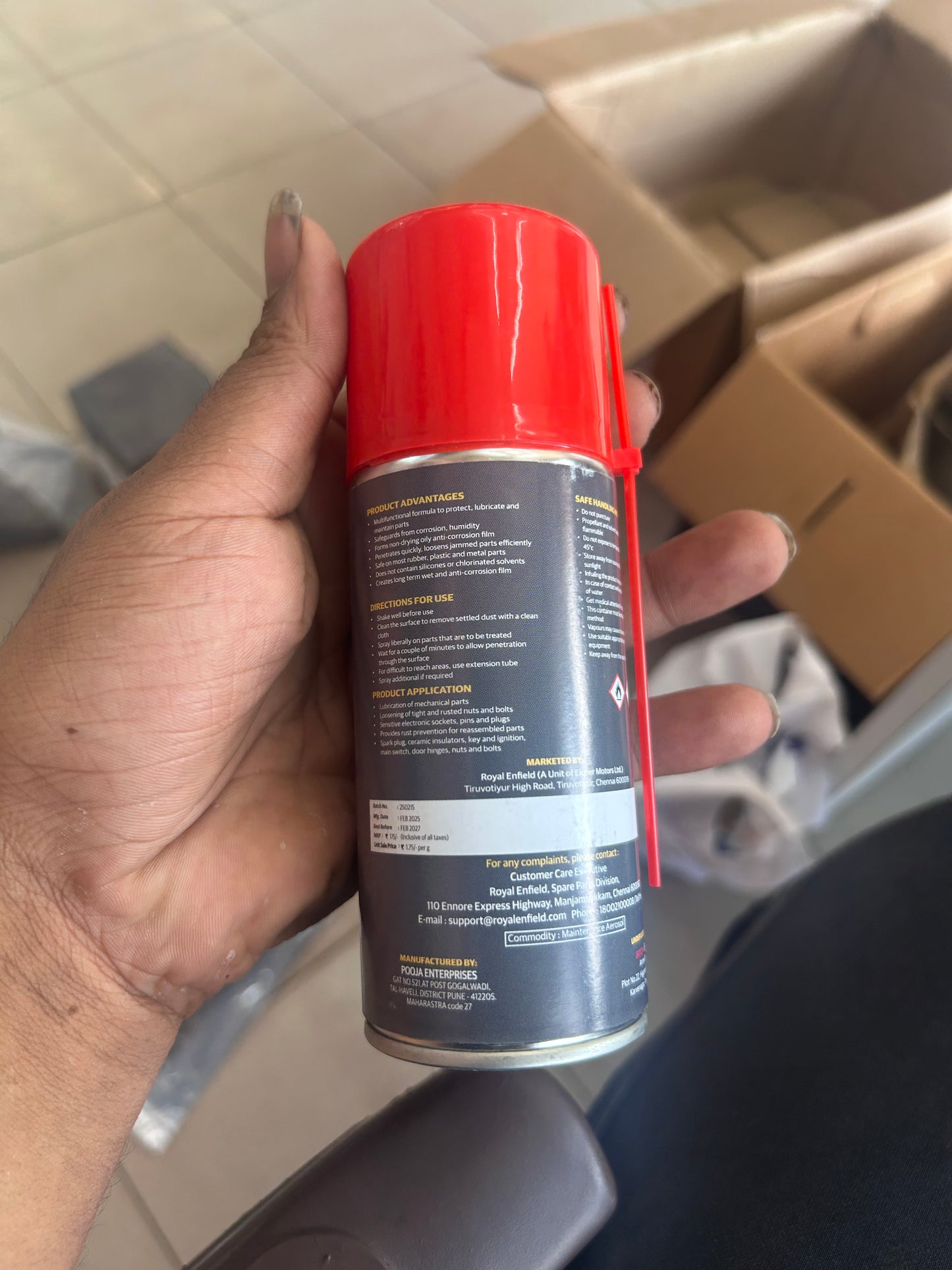 Royal Enfield Rust Cleaner – 150ml & 500ml (3300414/A, 3300415/A)