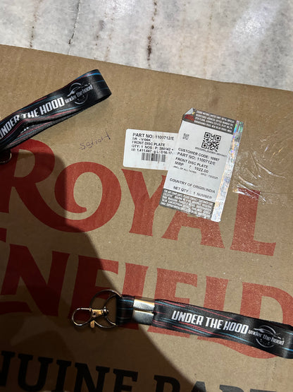 Royal Enfield 1100712/E – Front Brake Disc Plate for Meteor 350, Classic 350 Reborn & Hunter 350 (J-Series BS6) – Genuine OEM Rotor