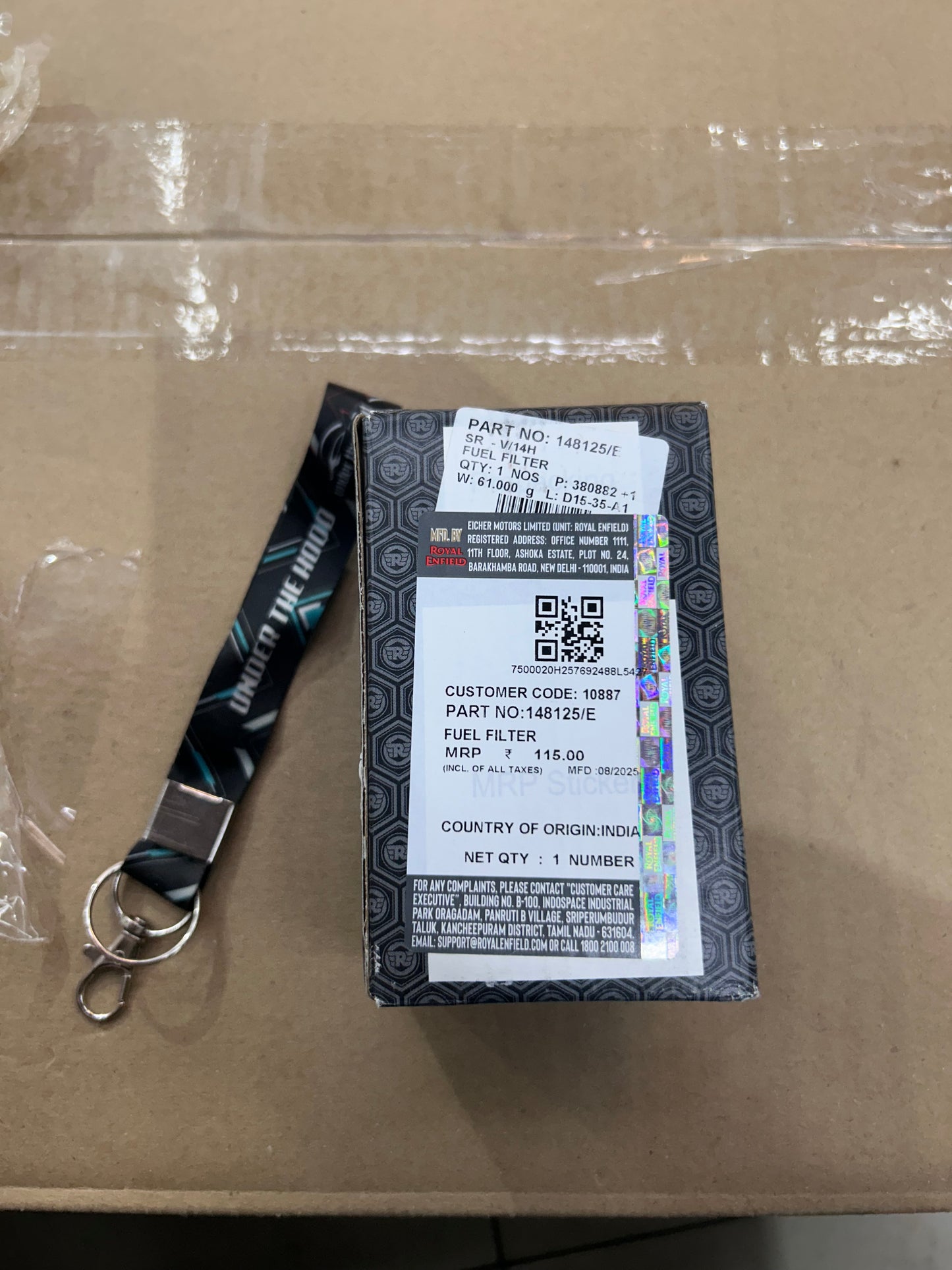 Royal Enfield Fuel Filter (148125/E) – OEM for Interceptor 650 & Continental GT 650