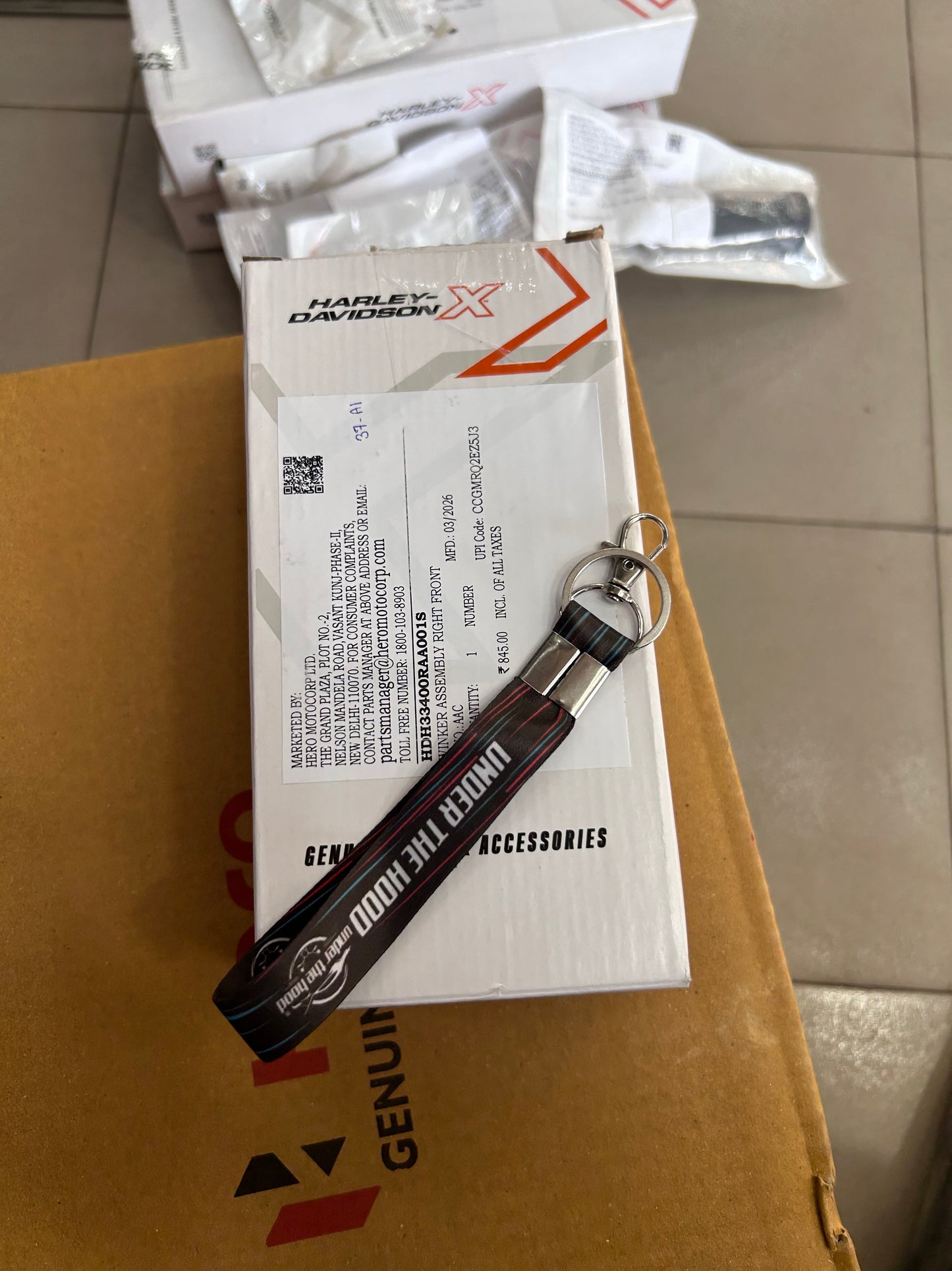 Harley-Davidson X440 / X440 OBDII / X440T Front Right Indicator / Winker Assembly OEM | HDH33400RAA001