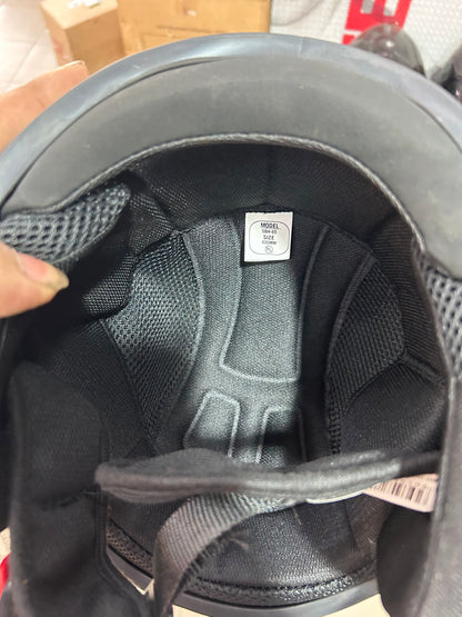 Royal Enfield Copter Helmet SBH-65 – White & Blue | LTR Edition | DOT & ISI Certified