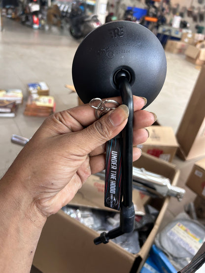 Rear View Mirror RH (Right Side) – Black for Classic 350 Reborn / J-Series (Verify by Variant/Thread) – RAL00748/A