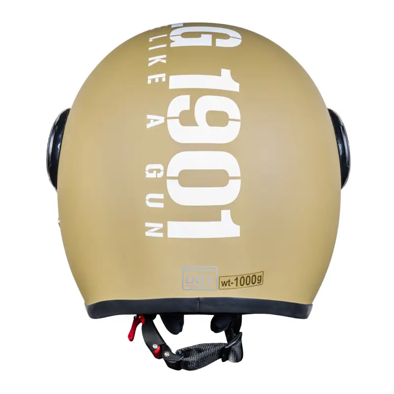 ROYAL ENFIELD JET OPEN FACE MLG HELMET WITH CLEAR VISOR Matte Desert