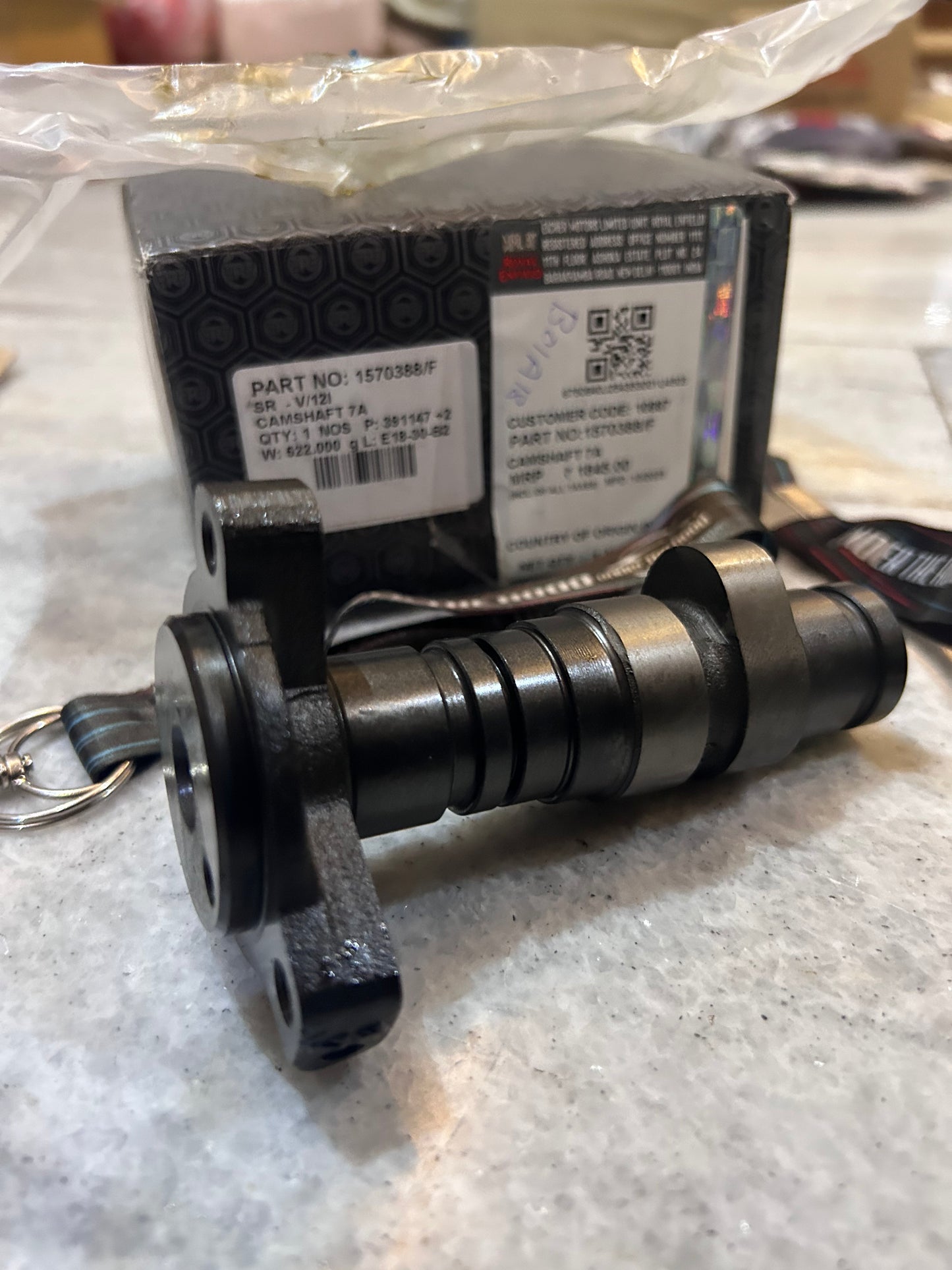 Royal Enfield 1570388/F – OEM Camshaft 7A for J-Series 350 (Meteor, Hunter, Classic Reborn & New Bullet)