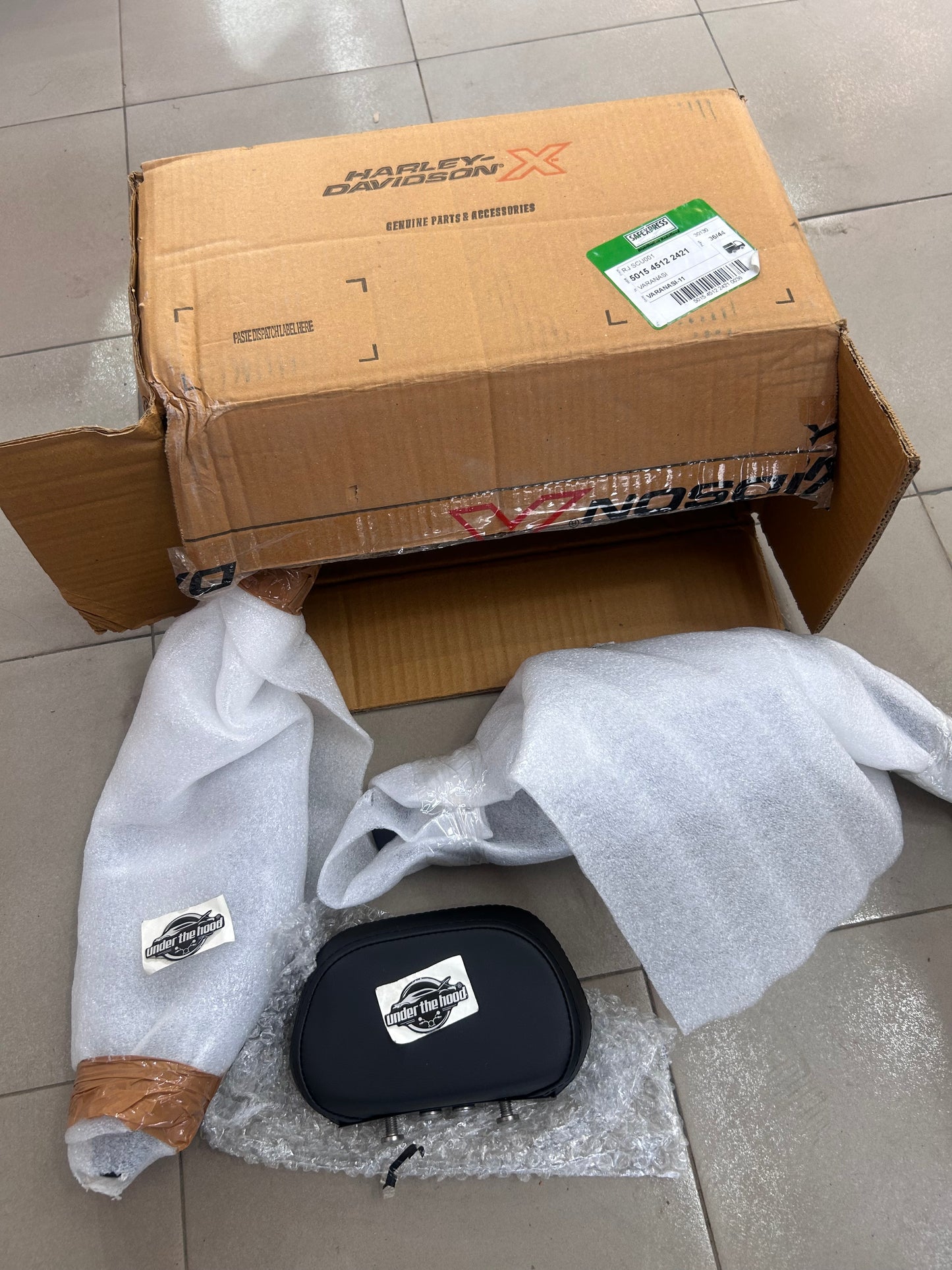 Harley-Davidson X440 Genuine Backrest Sub Assembly (Rear) – HDH9964BRAA000S – Backrest Base / Bracket (OEM)
