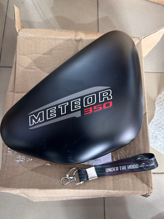 Royal Enfield RAV00346/B - Outer Cover / Side Panel Outer Cover (Right Hand) - Matte Black (Stellar Black) for Meteor 350