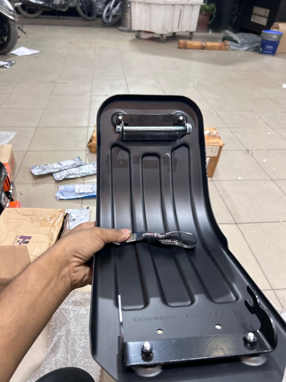 Royal Enfield Hunter 350 Premium Black Sump Guard / Engine Bash Plate – Silman OE-Style Aftermarket