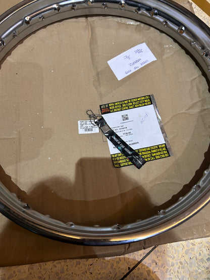 Royal Enfield 147507/B Front Wheel Rim – 1.85×19″ × 1.5 THK OEM for Classic 350/500 & Bullet 350/500